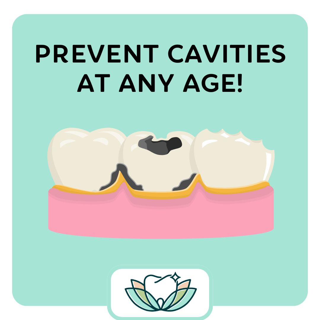 prevent cavities. clean teeth